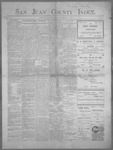 San Juan County Index, 02-09-1900 by L. C. Grove