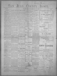 San Juan County Index, 03-15-1901