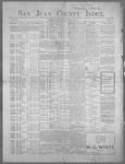 San Juan County Index, 11-15-1901