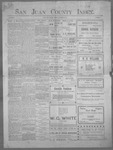 San Juan County Index, 12-20-1901