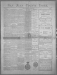 San Juan County Index, 08-08-1902 by L. C. Grove