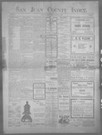 San Juan County Index, 11-14-1902 by L. C. Grove