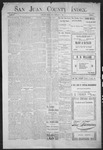San Juan County Index, 02-27-1903 by L. C. Grove