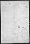 San Juan County Index, 06-12-1903 by L. C. Grove