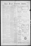 San Juan County Index, 11-13-1903 by L. C. Grove