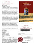 La Sociedad book flyer by José Rivera