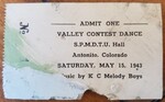 Dance Contest Ticket by José Rivera