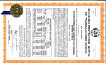 Certificado de Miembro Eliberto Sanchez 1947 by José Rivera
