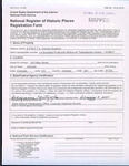 SPMDTU National Register of Historic Places Nomination Form 2001 by José Rivera