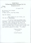 02. Letter from Julian Symons to Lawrence Peel Ashmead
