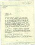 15. Letter from Lawrence Peele Ashmead to Tony Hillerman