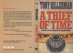 19. A Thief of Time [Large Print, paperback, 1990] by Tony Hillerman