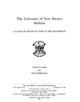 A cause of death of fish in the Southwest. by John D. Clark and John Greenbank
