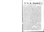 U.N.M. Weekly, Volume 006, No 17, 1/9/1904 by University of New Mexico