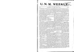 U.N.M. Weekly, Volume 006, No 27, 3/19/1904 by University of New Mexico