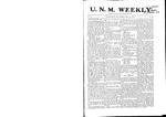 U.N.M. Weekly, Volume 006, No 30, 4/16/1904 by University of New Mexico