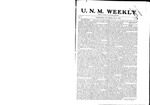 U.N.M. Weekly, Volume 006, No 35, 5/21/1904 by University of New Mexico
