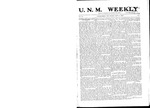 U.N.M. Weekly, Volume 007, No 1, 9/3/1904 by University of New Mexico