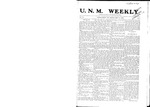 U.N.M. Weekly, Volume 007, No 3, 9/17/1904 by University of New Mexico