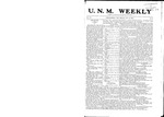U.N.M. Weekly, Volume 007, No 6, 10/8/1904 by University of New Mexico