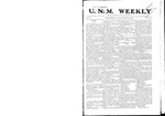 U.N.M. Weekly, Volume 007, No 15, 12/10/1904