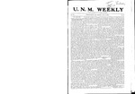 U.N.M. Weekly, Volume 007, No 18, 1/14/1905 by University of New Mexico