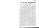U.N.M. Weekly, Volume 007, No 19, 1/21/1905 by University of New Mexico