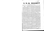U.N.M. Weekly, Volume 007, No 20, 1/28/1905 by University of New Mexico