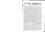 U.N.M. Weekly, Volume 007, No 33, 5/6/1905 by University of New Mexico