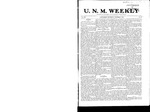 U.N.M. Weekly, Volume 008, No 16, 12/9/1905 by University of New Mexico