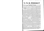 U.N.M. Weekly, Volume 008, No 21, 1/27/1906 by University of New Mexico