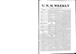 U.N.M. Weekly, Volume 008, No 22, 2/3/1906 by University of New Mexico