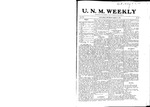 U.N.M. Weekly, Volume 008, No 27, 3/10/1906 by University of New Mexico
