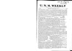 U.N.M. Weekly, Volume 008, No 28, 3/17/1906 by University of New Mexico