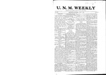 U.N.M. Weekly, Volume 008, No 36, 5/12/1906 by University of New Mexico