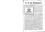 U.N.M. Weekly, Volume 009, No 3, 9/8/1906 by University of New Mexico