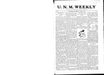 U.N.M. Weekly, Volume 009, No 7, 10/6/1906 by University of New Mexico