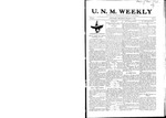 U.N.M. Weekly, Volume 009, No 16, 12/8/1906 by University of New Mexico