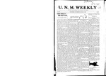 U.N.M. Weekly, Volume 009, No 21, 1/26/1907 by University of New Mexico