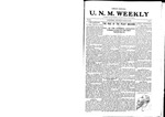 U.N.M. Weekly, Volume 009, No 29, 3/23/1907 by University of New Mexico