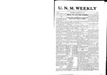 U.N.M. Weekly, Volume 009, No 35, 5/4/1907 by University of New Mexico