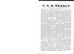 U.N.M. Weekly, Volume 010, No 3, 8/31/1907