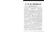 U.N.M. Weekly, Volume 010, No 4, 9/7/1907