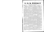 U.N.M. Weekly, Volume 010, No 17, 12/7/1907