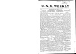 U.N.M. Weekly, Volume 010, No 25, 2/15/1908 by University of New Mexico