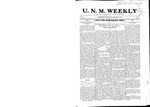 U.N.M. Weekly, Volume 010, No 27, 2/29/1908 by University of New Mexico