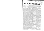 U.N.M. Weekly, Volume 010, No 30, 3/21/1908 by University of New Mexico