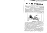 U.N.M. Weekly, Volume 010, No 32, 4/4/1908 by University of New Mexico