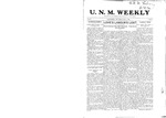 U.N.M. Weekly, Volume 010, No 36, 5/2/1908 by University of New Mexico