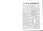 U.N.M. Weekly, Volume 010, No 37, 5/9/1908 by University of New Mexico